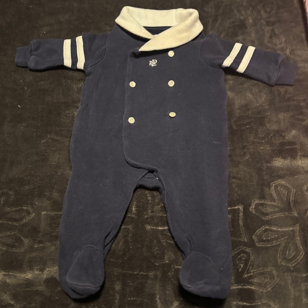 Ralph Lauren Navy Blue Kids One Piece